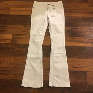 Boho mid rise flare denim